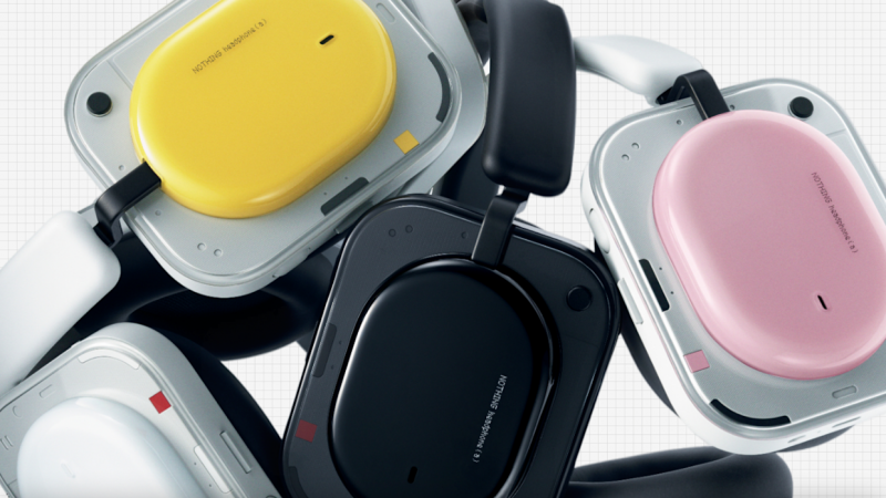 Nothing's new over-ear headphones can pump out the jams for five days on a single charge