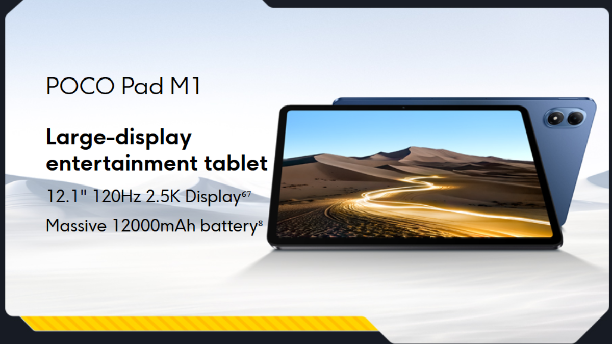Poco Pad M1 With 12,000mAh Battery to Launch Alongside Poco F8 Series and Poco Pad X1