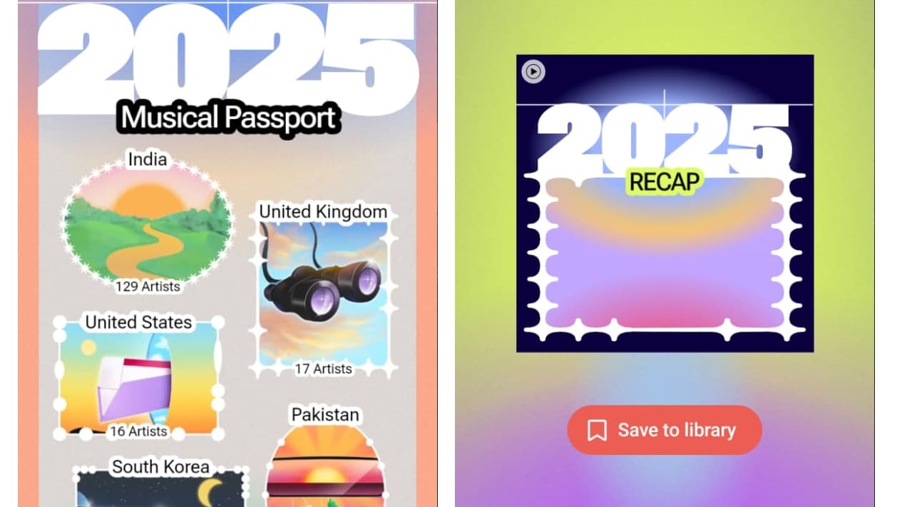 YouTube Music's 2025 Recap Rolling Out With Musical Passport, AI Chat Features